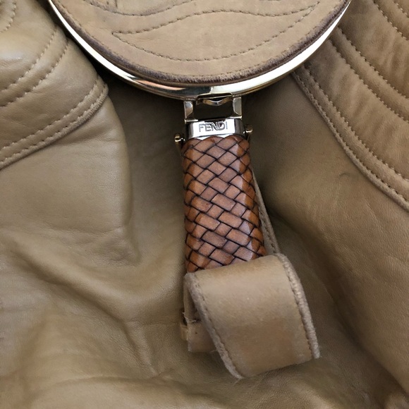 Fendi Authentic Small Spy Leather Tan Bag - Picture 2 of 8